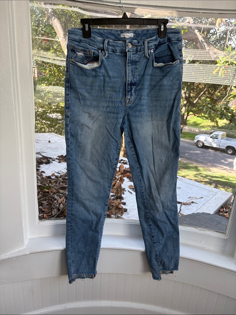 Good American Medium Blue Skinny Jeans